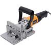 SHZICMY Fresa elettrica piatta, 760 W, 220 V, fresa scanalature, fresa per giunti d'ombra, fresatrice per legno, fresatrice per legno, angolo e regolabile in altezza 11600 RPM