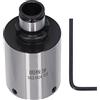 ROHMRHIE Pinza per filiera in acciaio al carbonio con mandrino tondo, diametro esterno 30 mm GT24 M22 M24 (Filo sottile)