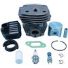DORFEY Adatto for J-0-n-s-e-r-e-d CS 2159 CS 2156 CS2159 CS2156 for motosega EPA Porta Big Bore for Nikasil Cilindro da 47 mm Pistone Filtro aria carburante Kit linea gas