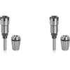 NeaxgeandX Set di 2 punte per fresa in acciaio per fresatura e fresatura portatile, accessori ER16-8 mm
