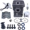 LIWaaGe Adatto for motosega MS250 MS230 025 023 Kit cilindro pistone albero motore marmitta di scarico da 42,5 mm 11230201209 11230300408(5)