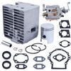 DORFEY Set cilindro pistone WM80 da 45 mm adatto for Wacker BS500 BS502 BS502I BS600 BS602 BS602I BS700 BS702 Guarnizione carburatore Motosega Benzina