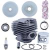 DORFEY Kit cilindro pistone da 43 mm adatto for cinese 4500 45cc candela di accensione ReCOZil puleggia di azionamento molla motosega parte Motosierra Gasolina