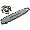 TANIASHOP Lama e Barra Per Motosega da 25 cm 10 Pollici 40 Maglie 3/8 Ricambio più Catena e Seconda Catena in Omaggio Set Ricambio Motosega Barra Guida con catena Per Motoseghe a Scoppio