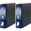 Rexel Esselte Dox 1 Raccoglitore a Leva Formato Commerciale D8, A4, Blu, 1 Pezzo (Confezione da 2)