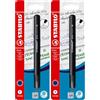 STABILO dr!ver - Fineliner Premium - Tratto Fine (0,4 mm) - Pack da 1 - Blu (Confezione da 2)