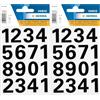 HERMA Numbers 25mm 0-9 weatherproof film black 1 sheet (Confezione da 2)