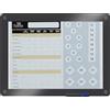 Iceberg ICE31131 Clarity Glass Custom Print Dry Erase Board, 47 x 62,2 cm, grigio antracite