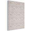 MuchoWow© Pannello Decorativo Parete Pannelli Fonoassorbenti Per Pareti 60x80 cm Acustici Decorazioni Casa Design Isolante Acustico Fonoisolanti Fonoassorbente Bianco - Marrone - Granito