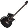 Shaman AB4-50CE Basso Acustico 4 Corde - Tavola In Abete Con Corpo In Mogano - Pickup Integrato Con Preamp E EQ A 2 Bande - Scala 34 - Finitura Lucida - Nero