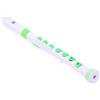 Nuvo Flauto Dolce Soprano con Tasti, Bianco/Verde con custodia rigida