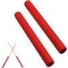 CashBeat Impugnature per bacchette (confezione da 2) - Manici in gomma antiscivolo per bacchette, comoda impugnatura per batteristi, accessori per percussioni durevoli, aiuto per la pratica per