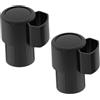 Abaodam 2 pezzi Tappi Ricambio per Sax Tenore e Baritono Cappucci Plastica per Chiave Collo Curvato Protezione Antiurto per Strumenti Musicali