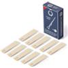 Whychstore Set 10 ance per clarinetto in Sib, durezza 1 0, 1 5, 2 0, 2 5, 3 0, 3 5 (1,5) Punta di canna più sottile e taglio non limato per facilità di gioco, canne tradizionali per giocatori di clarinetto