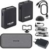 Generisch Nux B-10 Vlog - microfono wireless per smartphone, tablet, fotocamera + alimentatore USB Keepdrum
