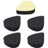 Buachois 5 Pezzi Porta Plettri per Chitarra, Custodia per Plettri in EVA, Rack di Stoccaggio per Plettri con Retro Adesivo sul Supporto,per Accesso a Strumenti Musicali per Banjo Ukulele Basso
