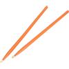 CHICIRIS DS-09 Bacchette in Legno di Acero, 2 Paia 5A Colorate, Lunghezza 15,94 Pollici, per Bambini Adulti Principianti, Pratica della Batteria, Design Ondulato (giallo arancio)