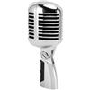 XUMIUZIY Microfono Cardioid Dinamico Vintage per la Parola e la Voce - Esperienza di Canto Superiore Garantita (SILVER)