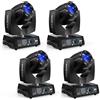 DELIBANG 7R 230W Beam Moving Head DMX 17 Gobos RGBW LED illuminazione palcoscenico 14 colori DJ luci 16ch 8 prismi faro DMX512 controllo per matrimonio Natale Halloween Carnevale Party (nero-4)