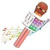 r2digital Microfono bluetooth Karaoke BK6829, 4 in 1 con Altoparlante integrato Bluetooth Microfono Karaoke, Microfono bluetooth Wireless Microfono con LED (BK6829)
