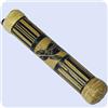 Simandra Bastone della pioggia in bambù a percussione, strumento musicale ritmico in legno in stile aborigeno, intagliato, colore marrone 20 cm