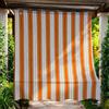 VKZ Tenda da Sole a Caduta per Balcone 145x290 cm, Tenda Parasole Esterno con Strisce, Protezione UV, Tenda da Sole Verticale per Terrazza, Balcone e Giardino (Arancio)