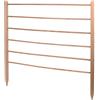 UNUS Supporto per piante rampicanti in legno, altezza 100 cm, naturale, resistente alle intemperie, per giardino e serra, facile da montare