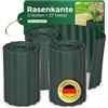 Novatool Bordo per prato, in plastica, altezza 20 cm, 3 x 9 m, verde, per tagliaerba e aiuole