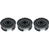 StarRing 3/6/9PCS Bobina di Ricambio e Filo per Decespugliatore Senza Fili per PRTA 20-Li A1, B2, C3, Filo in Nylon 1,6 mm, Lunghezza 4 m Bobina per Decespugliatore (3PCS)