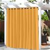 Hiseng Tende da Esterno con Anelli, 1 Pezzi Tende da Sole Tenda Oscurante Impermeabile Tinta Unita Tenda per Esterni per Giardino Cortile Balcone Protezione Solare Privacy (100x140cm,Arancione)