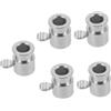 HANABASS 5pezzi Rotisserie Spit Weight Rod Holder Accessorio Per Grigliare Facile Da Installare Per Spiedi Barbecue Resistente e Durevole Compatibile Con Vari Modelli
