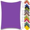 MAJINGC Vela Parasole Impermeabile Dell'ombrellone 2X4M Vela Ombreggiante, Resistente ai Raggi UV 95%, Vela Ombreggiante per Piscina, Giardino, Terrazza, Parco, Piscina，Campeggio Viola