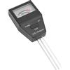 Septpenta Tester di Fertilità Del Suolo 2 in 1, Livello di PH da 1 (Acido) a 9 (Alcalino), Controllo Del PH e Della Fertilità Del Suolo, con 3 Sonde, Lunghezza 18 cm Adatto Ai Prati Del Giardino di Casa