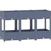vidaXL Fioriera Rialzata 120x40x71 cm in Polipropilene