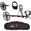 MINELAB X-Terra Elite Expedition Bundle, impermeabile, All Terrain Treasure Metal Detector, Multi-IQ Precision Targeting, Incluso V8X Coil, V12X Coil, ML85 cuffie, cavo di ricarica e borsa per il