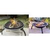 Holland Plastics Bar-Be-Quick portatile Dual braciere e barbecue in uno. Griglia inferiore per Air Flow - Top griglia per barbecue uso.