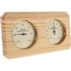 VILLCASE Termometro Igrometro per Sauna in Legno Stile da Muro, Misurazione Precisa di Temperatura e umidità per Ambienti ad Alta Temperatura