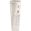 SHW-FIRE Cuneo rotante in alluminio, 800 g, forgiato e scanalatura di guida | Per silvicoltura e lavori del legno, lavori di falegnameria, cuneo, dimensioni 21 cm