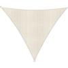 Lumaland tenda da sole, con incluse corde di nylon per il montaggio, 100% HDPE con filtro di protezione UV 4x4x4m crema