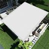 TIANTMIN Vela Ombreggiante Impermeabile 1.2 x 10 m Protezione Solare Raggi UV Rettangolare Tenda da Sole con Fune Tenda a Vela per Esterno Terrazza Giardino, Bianco