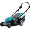 K&S Könner&Söhnen KS 42LM tosaerba elettrico, 1800 W, larghezza di taglio 420 mm, altezza di taglio 25-80 mm, 5 posizioni, contenitore per erba da 40 l, funzione pacciamatura