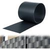 Froadp 250x19cm Schermo di Privacy per Giardino Divisori Recinzioni a Doppia Rotaia Strisce Universali in Rigido PVC Parasole Frangivento Oscurante Schermi per Recinto Balcone (50m, Antracite)