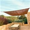 VDC Vela da ombra in fibra di cocco/Tenda da sole/Tela ombreggiante/Rete ombreggiante/Giardino/Patio/Terrazza/100% naturali ed ecologiche/60% di ombra (3X4)