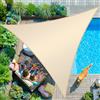 KESSER® Tenda a vela, parasole, paravento | Tessuto HDPE | idrorepellente e antivento, robusto e stabile per ombreggiare il giardino, balcone o il terrazzo, Grigio, 3x3x3m