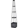 Spetebo Supporto per piante di pomodori in vaso - 150 x 25 cm - aiuto per la crescita con fondo d'irrigazione - vaso a torre per piante rampicanti
