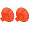 Zhanhai 2/4 coperture per bobine per decespugliatore Black & Decker STC1820PC STC1840 ST5530 STC1815, accessori di ricambio, numero parte 385022-02/385022-03N / 385022-03/90624846 (2 CONFEZIONE