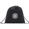 Kipling SUPERTABOO Medio Zaino - with Drawstring, Black Lite - Black