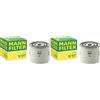 Mann Filter MANN-FILTER W 917 Filtro dell'olio - per Autovetture + veicoli commeriali (Confezione da 2)
