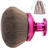 Tinoaly Pennello Trucco del Corpo Extra Grande, 90 mm Testa Larga Pennello Kabuki Ovale Applicatore per Autoabbronzanti con Sacchetto con Coulisse per Viso Collo Gambe Uso Asciutto e Bagnato (Viola)