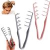 MINGJAY Pettine Capelli per Texture,2 Pezzi Pettine a Denti Larghi,Pettines Texture,Pettines per Capelli con Pinza,Pettini per Coprire le Cuciture,per Radici per Acconciature Senza Cuciture